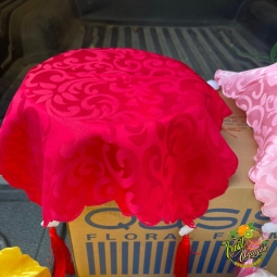 Khăn NhungPhủ Mâm Quả