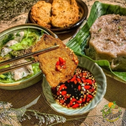 CHẢ CÁ THÁC LÁC QUẾT SẴN GIA VỊ 