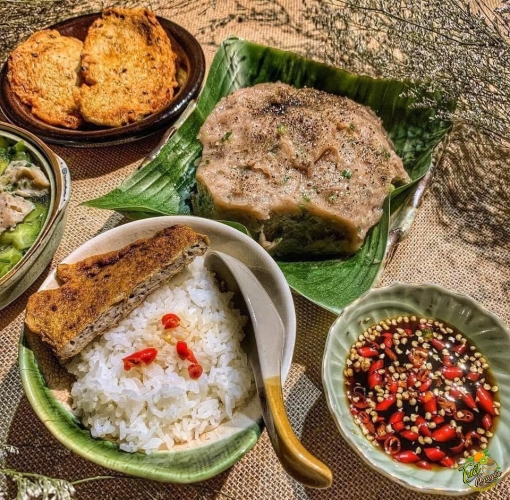 CHẢ CÁ THÁC LÁC QUẾT SẴN GIA VỊ 